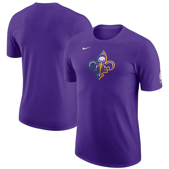 Men's Purple New Orleans Pelicans 2022/23 City Edition Essential Warmup T-Shirt